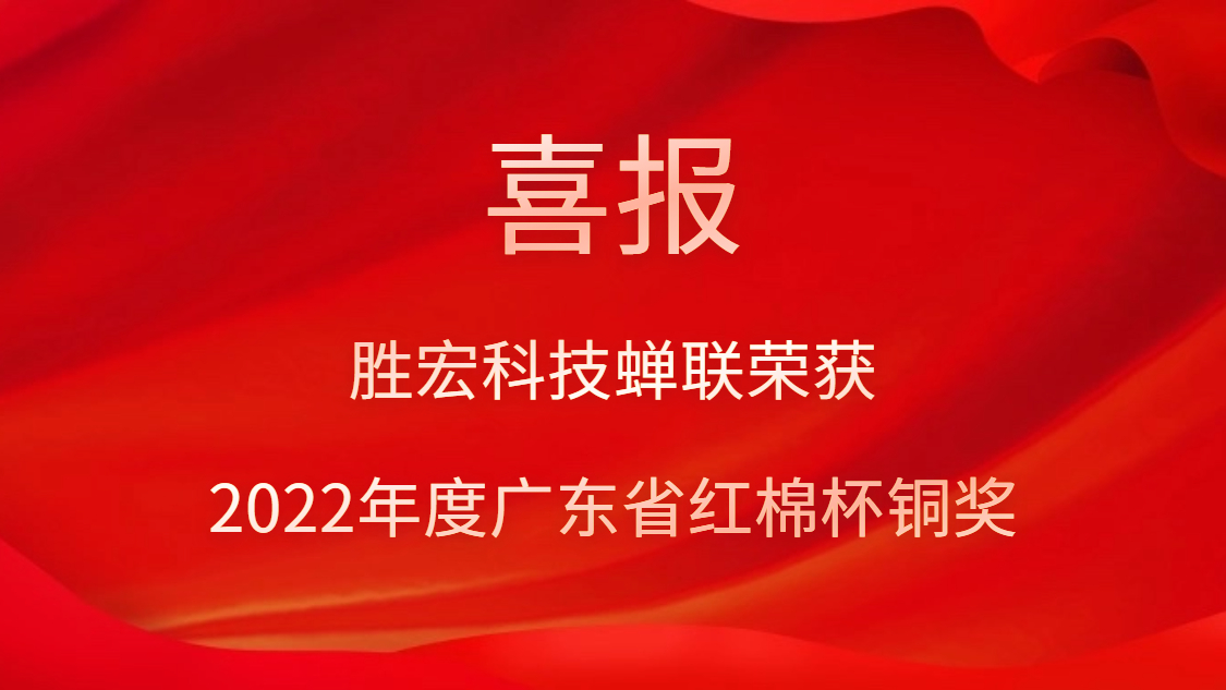 仲博cbin99科技荣获2022年度广东省红棉杯铜奖